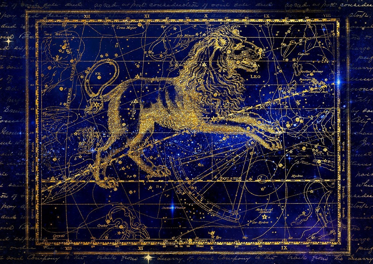 Constellation lion star sign