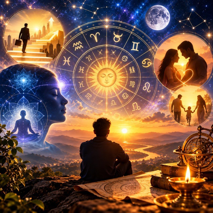 A cosmic path through life, love and destiny