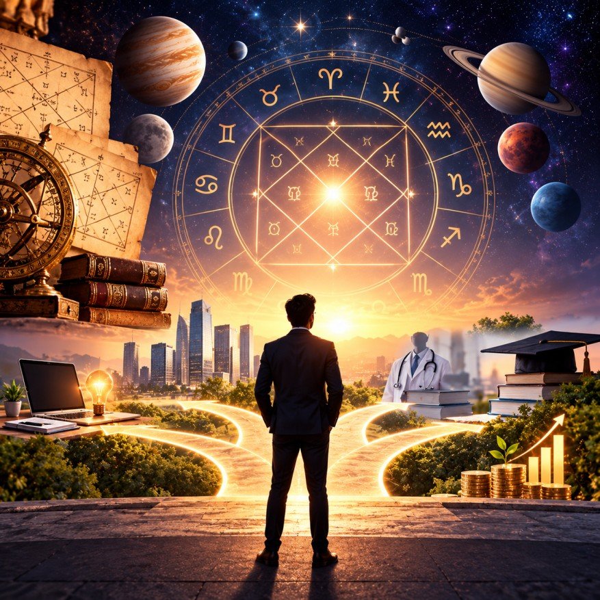 Cosmic career pathways at sunrise