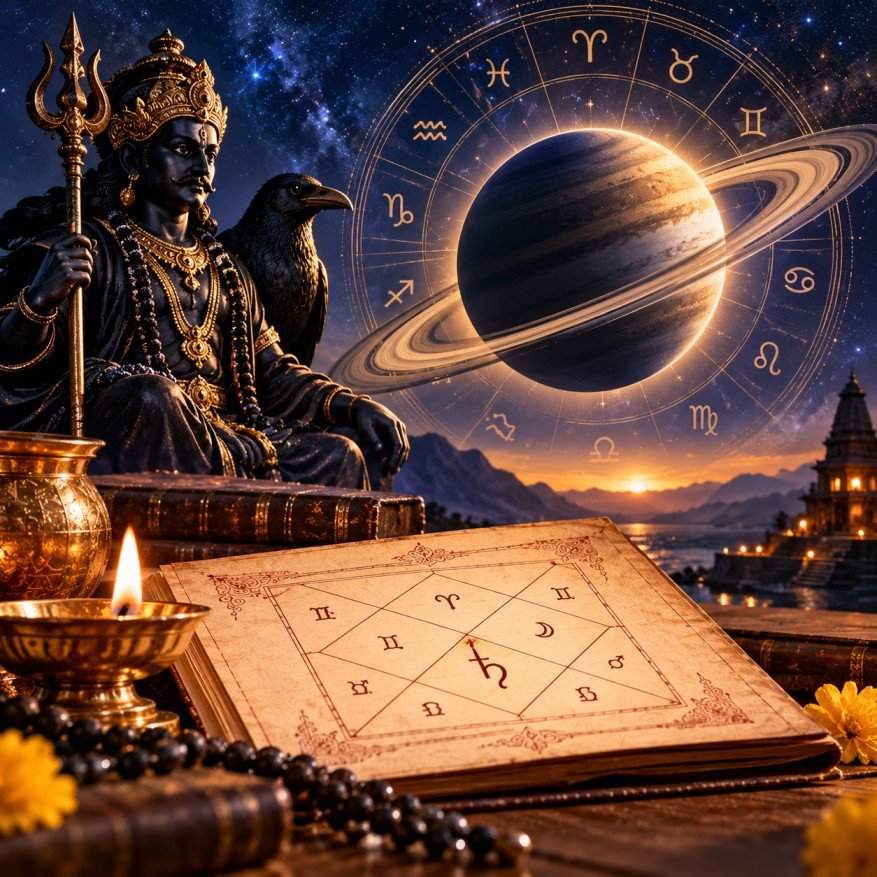 Shani Dev shrine – Sade Sati