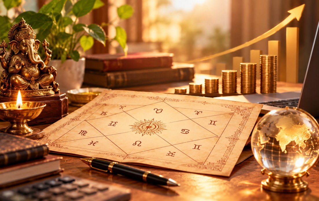 Vedic astrology and financial growth